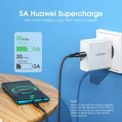 Snellaadkabel - 5A - 40W - USB - type-CKabels