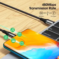 Fast charge cable - 5A - 40W - USB - type-C