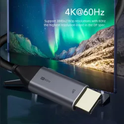 4K USB-C naar DP kabel - displayport - HDTV - 60HzKabels
