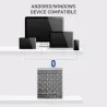 Portable numeric keyboard - Bluetooth - with USB HUB splitter