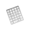Portable numeric keyboard - Bluetooth - with USB HUB splitter