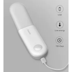 Baseus - lampa indukcyjna - lampka nocna - z czujnikiem ruchu - USB - LEDKinkiety
