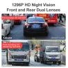 AZDOME M17 dash cam - automobile / motorcycle - night vision - dual lens - 24hour parking monitor