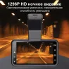 AZDOME M17 dash cam - automobile / motorcycle - night vision - dual lens - 24hour parking monitor