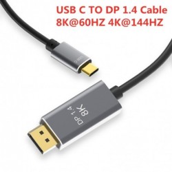 Thunderbolt 3 - 4K - 8K - USB C do DP1.4 kabel
