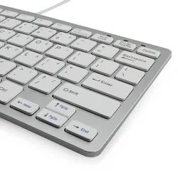 Computer keyboard - USB - ergonomic design - for Apple / Windows / PC / MacKeyboards