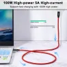 Snellaad- / dataoverdrachtkabel - USB 3.1 - type-C - PD - 100W - 40Gbps - 4K - HDKabels