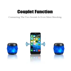 M&J - mini draadloze speaker - met lanyard - Bluetooth - LEDBluetooth Luidsprekers