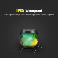M&J wireless speaker - Bluetooth - portable - LED