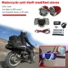 Motorcycle stereo speakers - radio - waterproof - microphone - Bluetooth - USB - LED