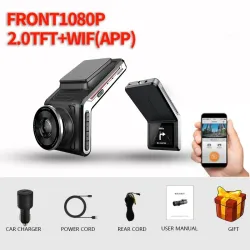 Sameuo U2000 - 4K - Dashcam vorne / hinten - WiFi - Videorekorder - Nachtsicht - Parkmonitor