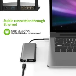 USB type C - hub type-C - hdmi 4k - vga adapter
