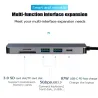 USB HUB adapter - 6 in - compatible dock - type C 3.0 splitter