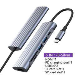 USB C / HUB Type-C do multi USB 3.0 HUB Adapter HDMI - stacja dokująca - rozdzielaczPrzełączniki HDMI