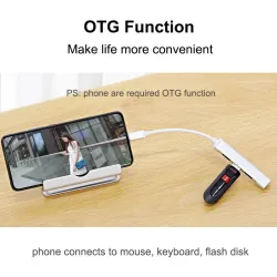 USB-C - HUB 3.0 3.1 Type-C - 4-portowy multi splitter - przejściówka OTGRozgałęźniki