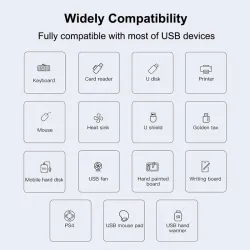 USB-C - HUB 3.0 3.1 Typ-C - 4-Port-Multisplitter - Adapter OTG