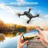 DronesFLYHAL E58 PRO - WIFI - FPV - 1080P HD Camera - Foldable - RC Drone Quadcopter - RTF