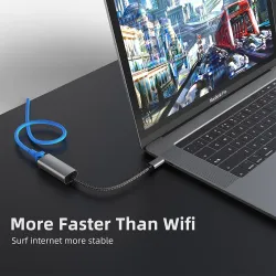 CablesUSB-C to RJ45 lan adapter - laptops / computers