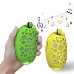 MG X1 - draadloze Bluetooth speaker - met microfoon/haak - waterdicht - handsfree bellen - mango vormBluetooth Luidsprekers