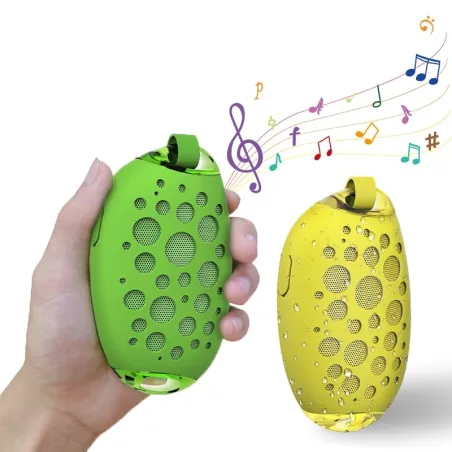 MG X1 - kabelloser Bluetooth-Lautsprecher - mit Mikrofon / Haken - wasserdicht - Freisprechfunktion - Mangoform