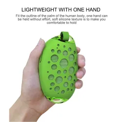 MG X1 - draadloze Bluetooth speaker - met microfoon/haak - waterdicht - handsfree bellen - mango vormBluetooth Luidsprekers