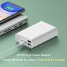 Xiaomi - power bank - zewnętrzna ładowarka baterii - 10000mAh - 3 wyjścia / 2 wejściaPowerbanki