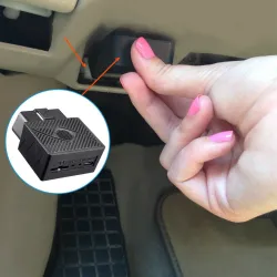 Car GPS tracker - anti-theft - with OBD / GPRS indicators / vibration alarm