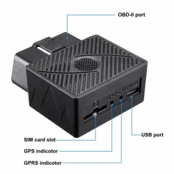 Rastreador GPSCar GPS tracker - anti-theft - with OBD / GPRS indicators