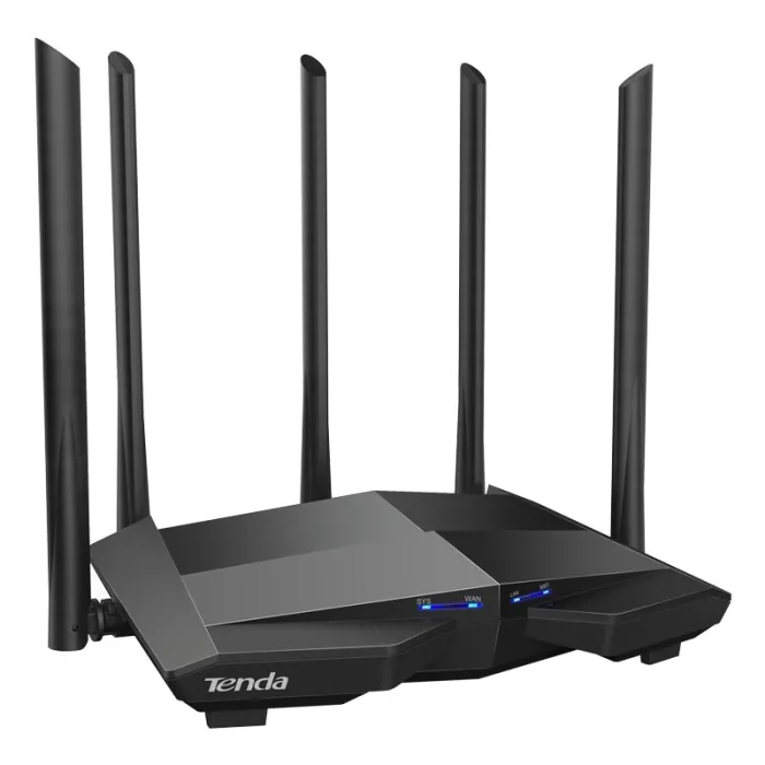 Tenda AC11 AC1200 - Router WiFi - 2.4G 5.0GHz - dwuzakresowy - 1167Mbps - z 5 antenami o wysokim zyskuSieć