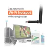 Tenda U6 - bezprzewodowa karta sieciowa - przenośny hotspot Wi-Fi - 300 Mb/s - tryb stacji / softAPSieć