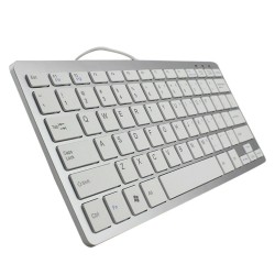 Computertastatur - USB - ergonomisches Design - für Apple / Windows / PC / Mac