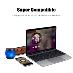 M&J wireless speaker - Bluetooth - portable - LED