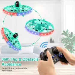 JJRC F26 - WiFi - FPV - 720P HD Camera - Sensing Flying Ball - 2.4G - RC Drone Quadcopter - Green
