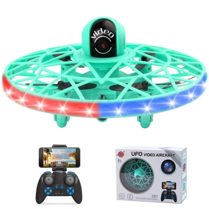 JJRC F26 - WiFi - FPV - 720P HD Camera - Sensing Flying Ball - 2.4G - RC Drone Quadcopter - Green