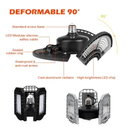 E27 Grow Light - LED- 80W / 500W / 600W - plants - garden