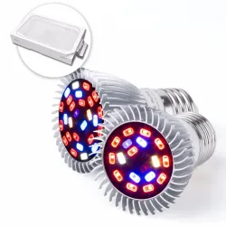 LED plantengroeilicht - phyto lamp - volledig spectrum - E27 / E14 / 18W / 28W - UV / IRKweeklampen