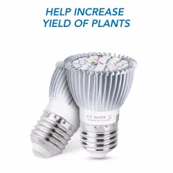 LED Pflanzenlicht - Phytolampe - Vollspektrum - E27 / E14 / 18W / 28W - UV / IR