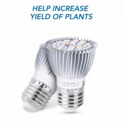 LED plantengroeilicht - phyto lamp - volledig spectrum - E27 / E14 / 18W / 28W - UV / IRKweeklampen