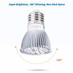 LED plantengroeilicht - phyto lamp - volledig spectrum - E27 / E14 / 18W / 28W - UV / IRKweeklampen
