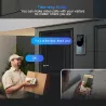 KERUI - 1080P - inteligentny dzwonek WiFi - gong - kamera 2MP - wideodomofonBezpieczeństwo w domu