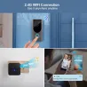 KERUI - 1080P - inteligentny dzwonek WiFi - gong - kamera 2MP - wideodomofonBezpieczeństwo w domu