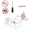Doorbell peephole camera - auto-record - night vision - home security