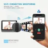 Inteligentny dzwonek wideo - z wizjerem / detekcją ruchu PIR / APP / WiFi - pilot zdalnego sterowaniaBezpieczeństwo