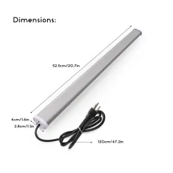 Lampe de culture à LED - lampe hydroponique - tube - spectre complet - 220 LED