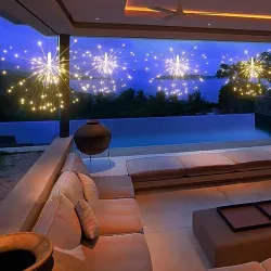 Guirlande de Noël - guirlandes décoratives - feux d'artifice - 3M - 500 LED