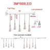 Julkrans - dekorativa strängljus - fyrverkeriljus - 3M - 500 LED