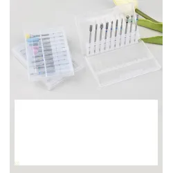 Wiertła ceramiczne obrotowe - końcówki stożkowe - do maszyny do manicure/pedicure elektrycznego - 10 sztukWiertła Do Paznokci