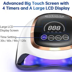 Secador de uñasSecador de uñas profesional - con función de memoria - Lámpara UV / LED - LCD