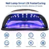Secador de uñasSecador de uñas profesional - con función de memoria - Lámpara UV / LED - LCD