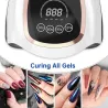 Secador de uñasSecador de uñas profesional - con función de memoria - Lámpara UV / LED - LCD